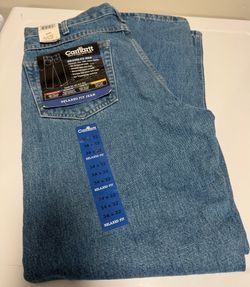 Carhartt Relaxed Fit Jeans Men’s 34x32 Blue 100% Cotton Denim NWT Work Pants