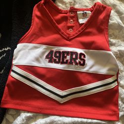 49ers Cheer Tank Top Kids