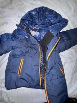 MICHAEL KORS Boys Toddler Navy Blue Puffer Winter Coat