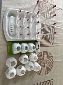 Door Knob Safety Cover And Bottle Dryer Rack