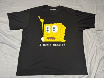 Size XL -  Uniqlo x CPFM x SpongeBob SquarePants I Need It T-shirt