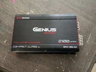 Genius 4ch amp