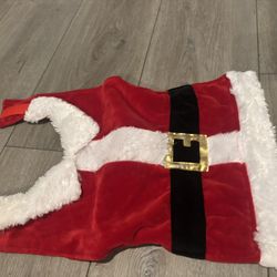 Santa Costume - Large Dog. Christmas Dog