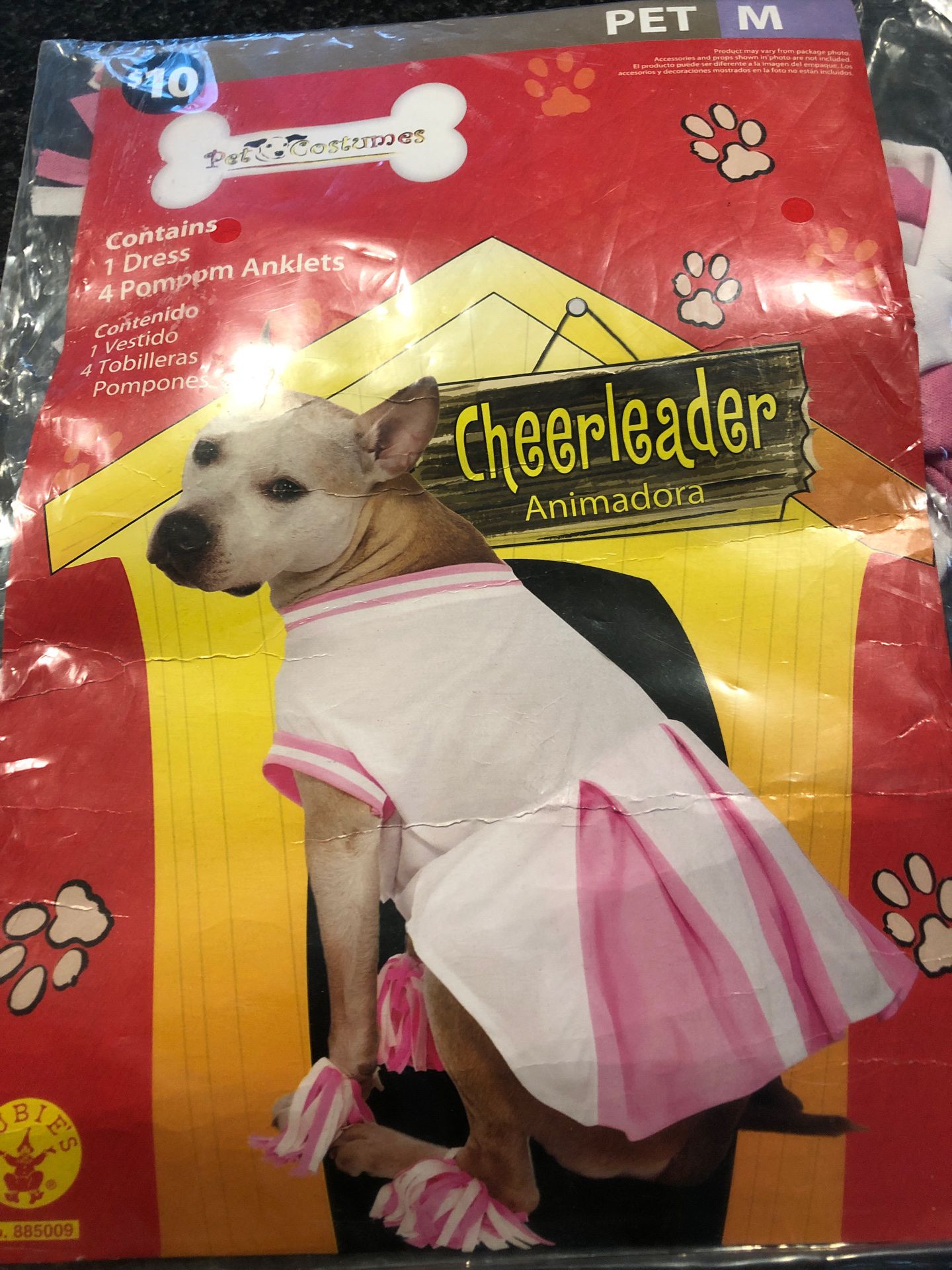 Dog Halloween costume Cheerleader 2020