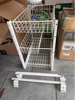 Sturdy Metal Under Cabinet Roll Out Baskets