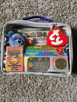 1999 Ty Beanie Babies Platinum Membership Official Club Kit