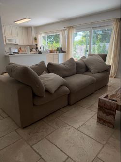 3 piece modular couch