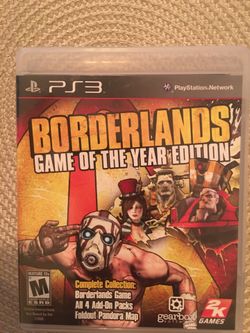 Sony PlayStation ps3 borderlands