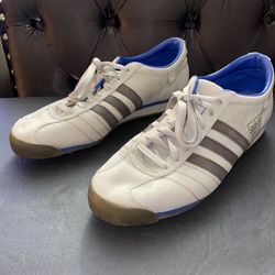 Adidas Chile '62 Men’s Size 12 Leather Beige / Gray Sneakers Trainers 553461