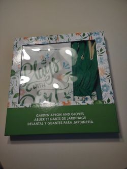Garden Apron & Gloves Brand New