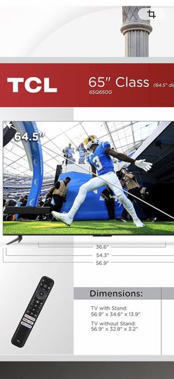 TCL 65” TV