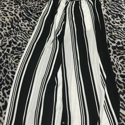 white and black dress pants 