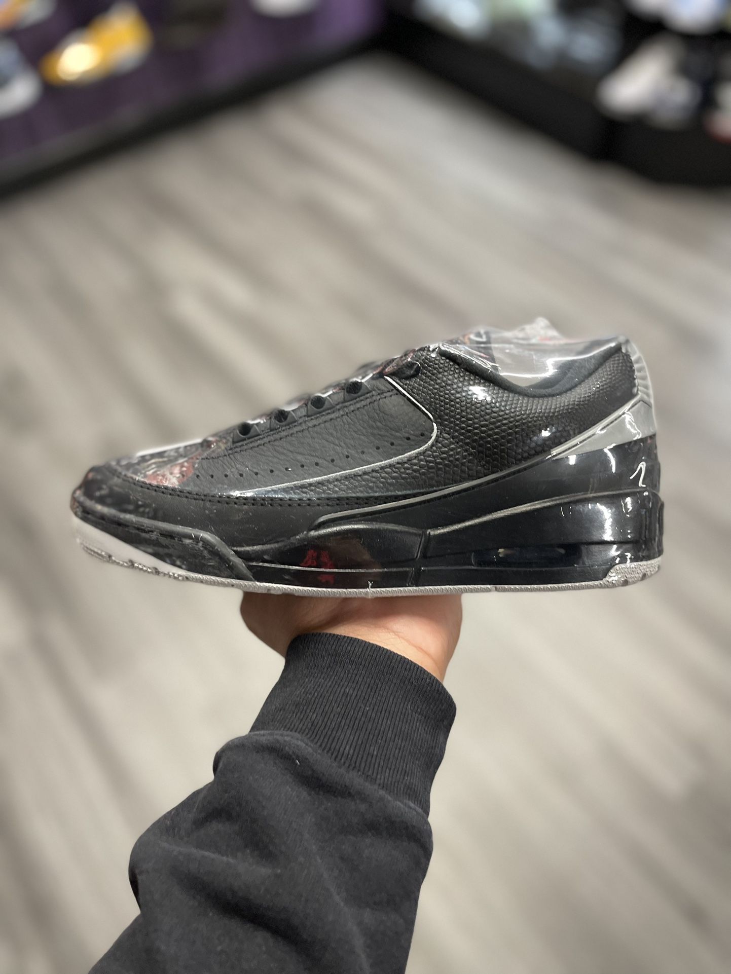 Air Jordan 2/3 Black Metallic Silver