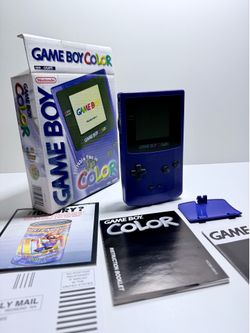 Nintendo Gameboy Color Console Grape