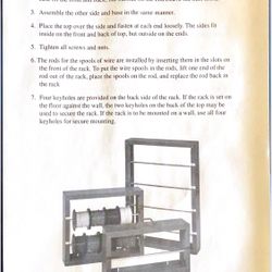 Durham Wire Spool rack. 