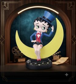 Vintage Betty Boop "Moonglow" Danbury Mint Collector Figurine Moon