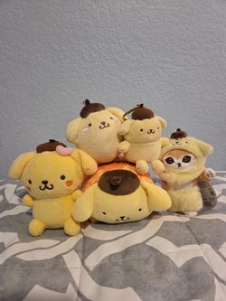 Sanrio Pompompurin Plush Bundle (5 Pieces)