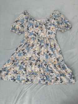 Beautiful Blue Floral Summer Dress - Lauren Conrad