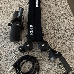 Shure SM7B + Rode PSA1 boom arm