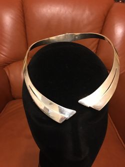 925 Zina Spring Collar Necklace