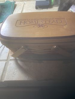 Longaberger Covered Basket