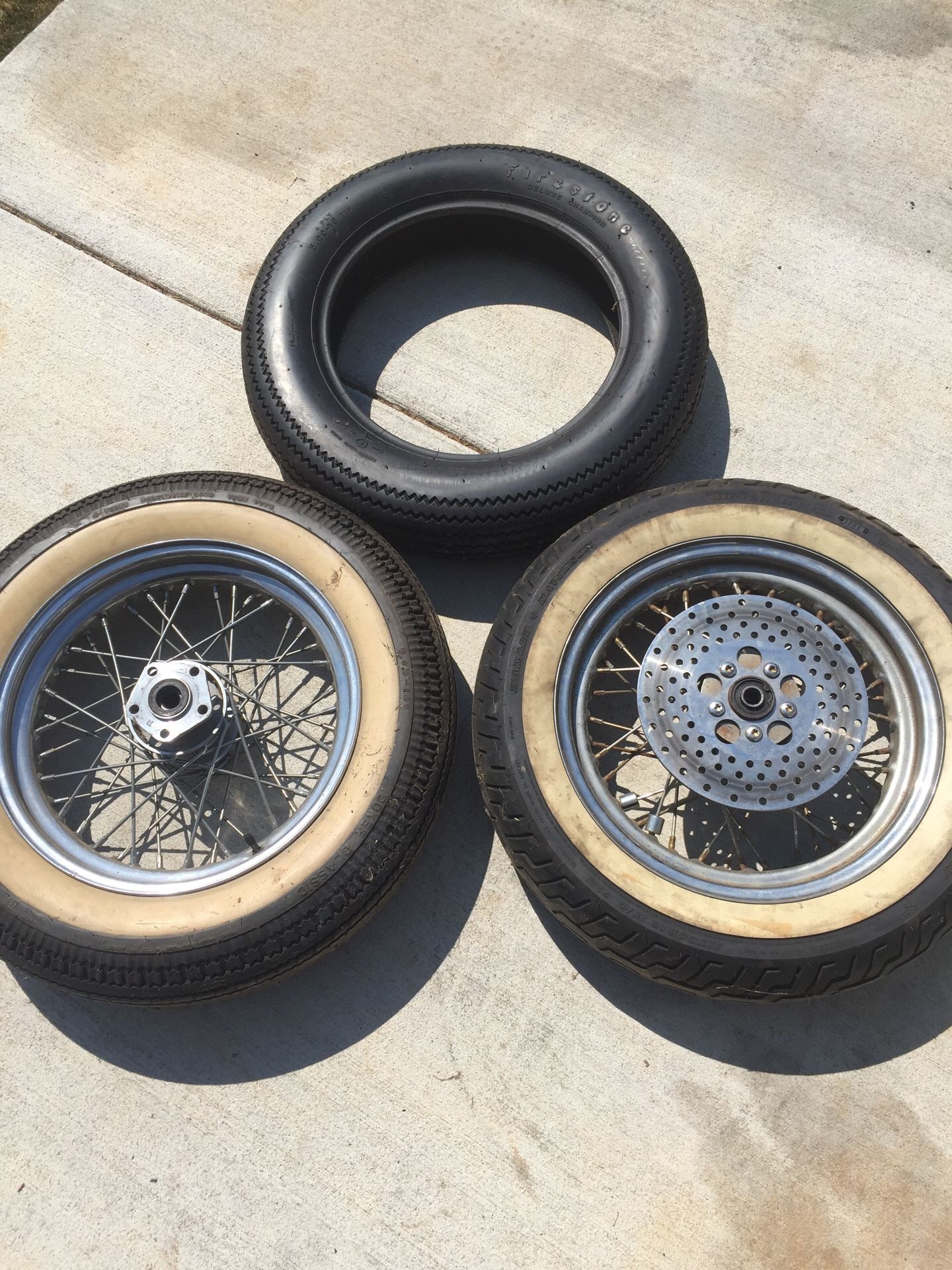 Harley rear or front rims 16” and tires