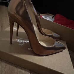 Metallic Gold Christian Louboutin 