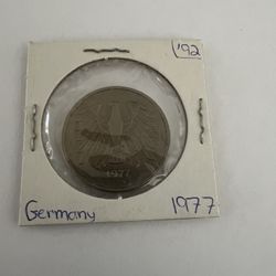 1977 5 Mark Germany Coin 
