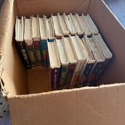 Box Of Disney VHS Tapes