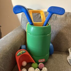 Vintage Little Tikes TotSports Easy Hit Golf Set