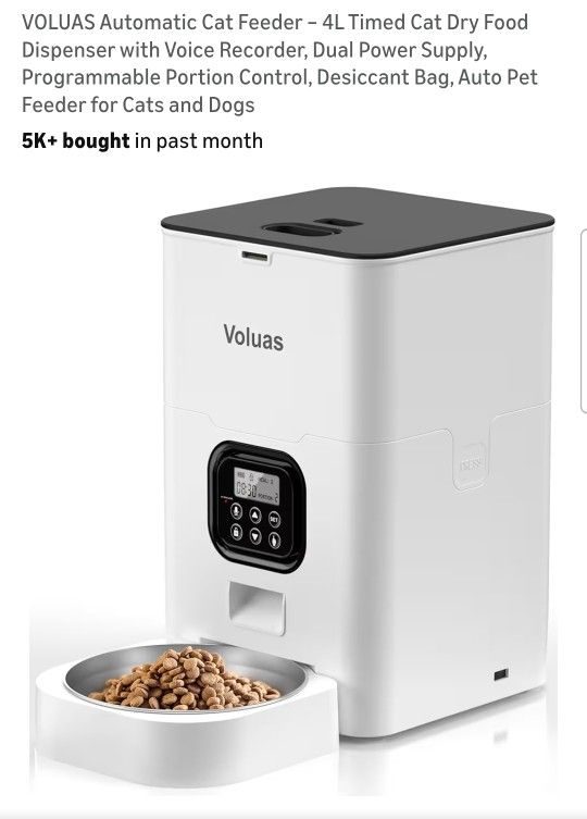 Pet Feeder Machine For Dogs And Cats