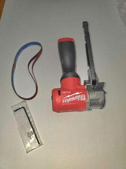 Milwaukee M12 FUEL 12V Lithium-Ion Brushless Cordless 1/2 in. x 18 in. Bandfile (Tool-Only) Brand New