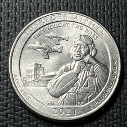 2021 P Tuskegee Airmen Quarter Coin 