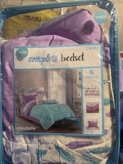 6 Pieces Complete Twin Bedset