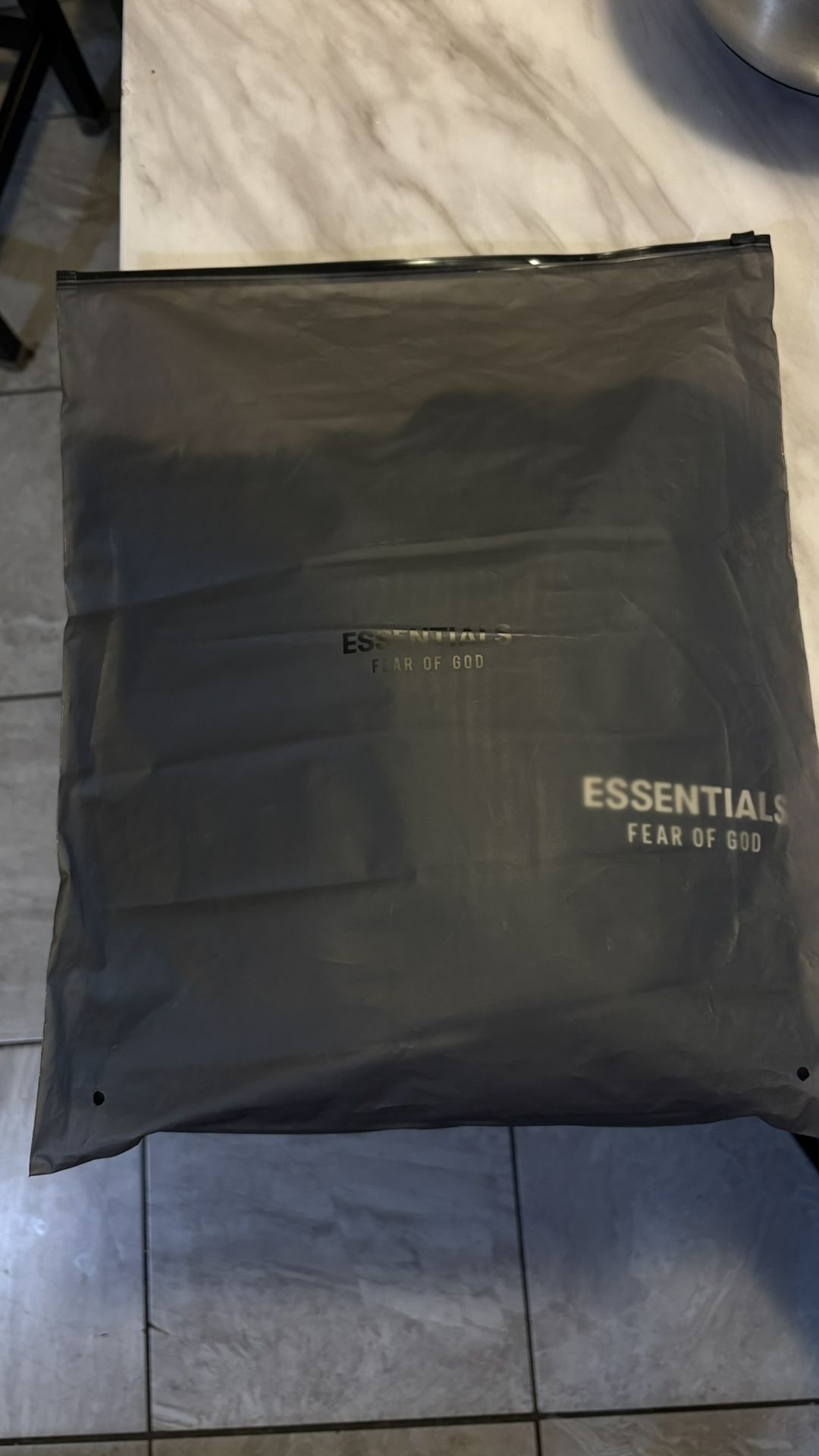 Fear of God Essentials Fleece Hoodie II 'Black'