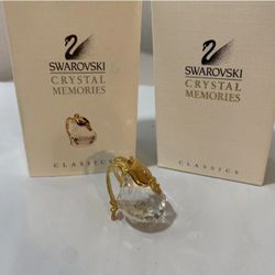 Swarovski Crystal Memories "Backpack/ Rucksack" Retired # 183281 in orig Box.