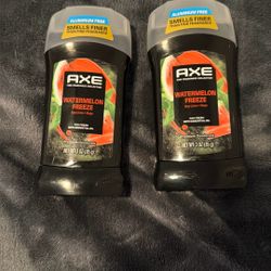 2 - AXE Fine Fragrance Collection Deodorant Stick Watermelon Freeze 72 Hour Sweat & Odor Protection, 3 oz