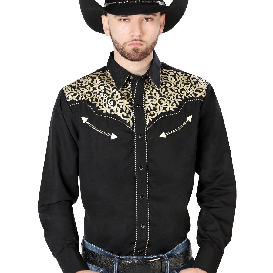 Cowboy Shirt Long Sleeve El General - Camisa Vaquera Manga Larga El General