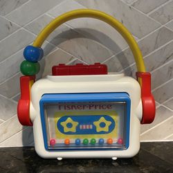 Fisher Price Vintage Baby Cassette Tape Player Toy