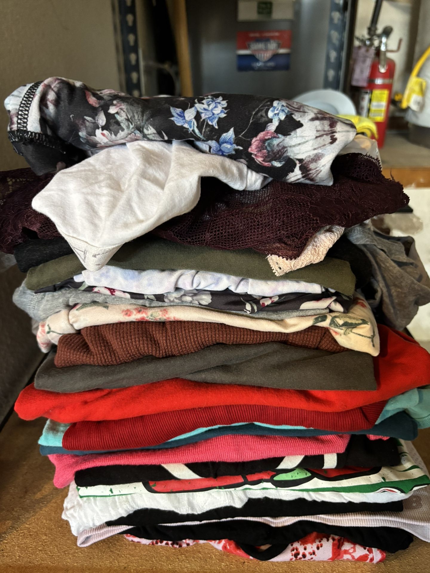 27 Pieces Of Clothing For $20, Assorted Sizes And Styles