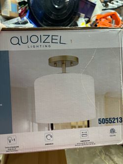 Light fixture. Semi-mount