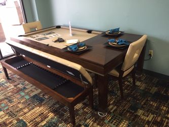 Pool Table Brand New!! Dining Room Table!!