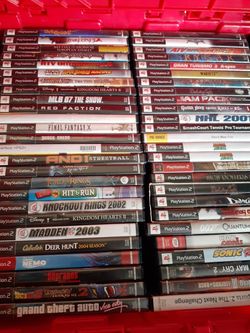 Sony Ps2 games...