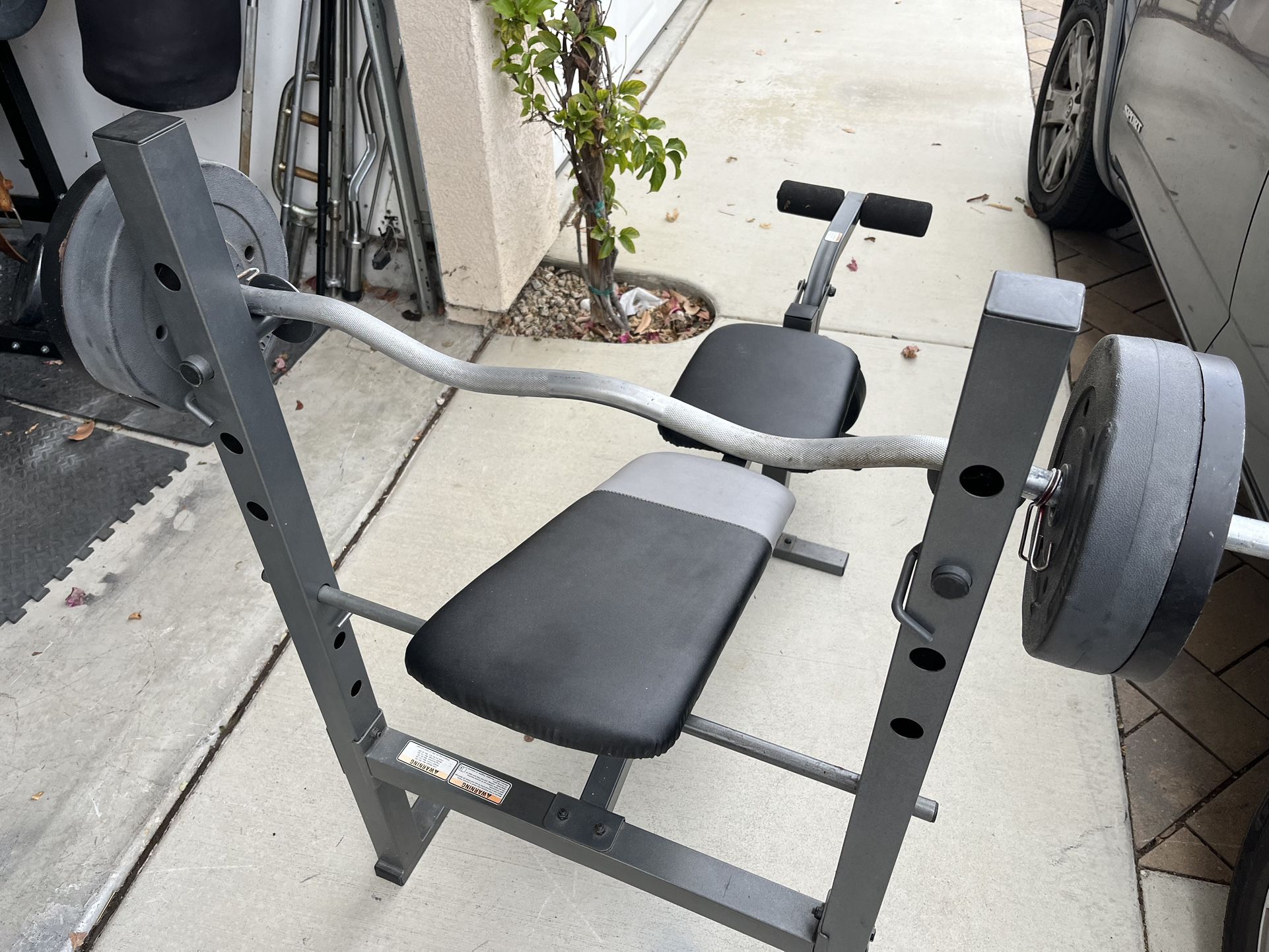 Bench Press And Weights