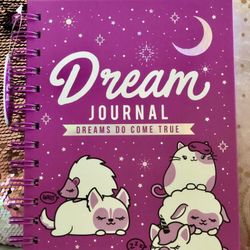 Beautiful purple dream journal. With 2 pages of dream stickers. New with tags. Perfect Journal for the dreamer to write all their memorable thoughts. 