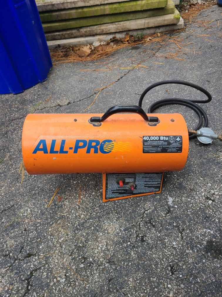 Small Propane Heater 40,000 BTU