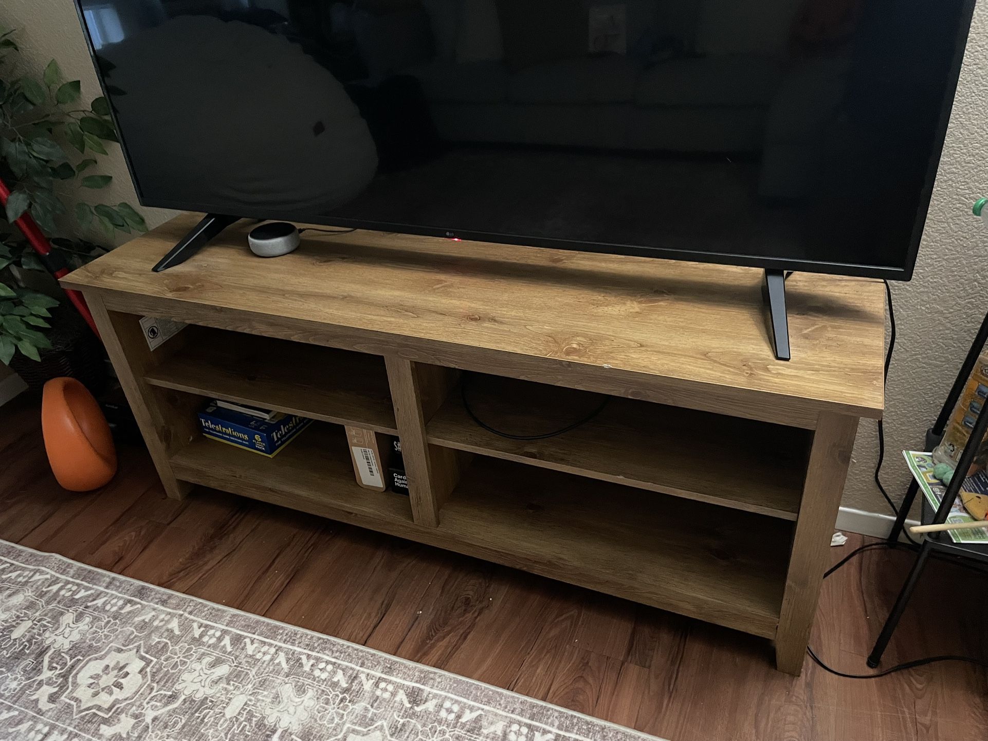 Sunbury 58" Open Storage TV Stand for TVs up to 65"