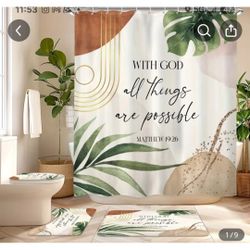 Shower Curtain Set