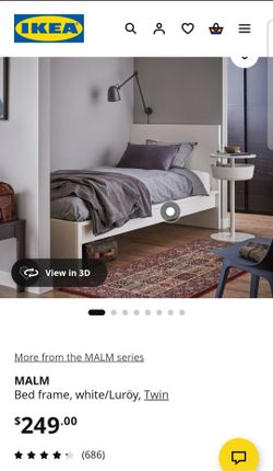 Ikea Twin Bed with Matress