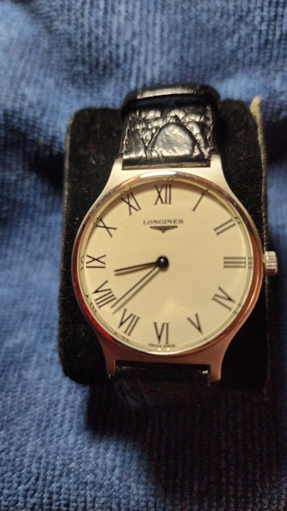 LONGINES Caliber. L 847 4 Mech. Winding Roaman Figure Dial Swiss Vintage Rare Wrist Watch